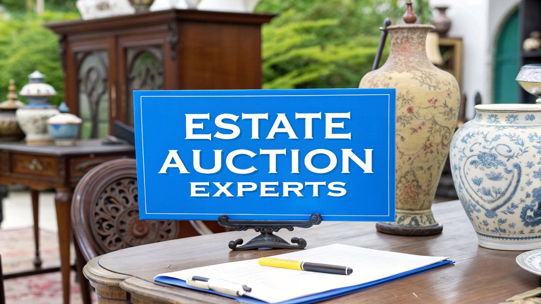 Finding the Right Estate Sale Auction Companies - Estate sale guide and tips