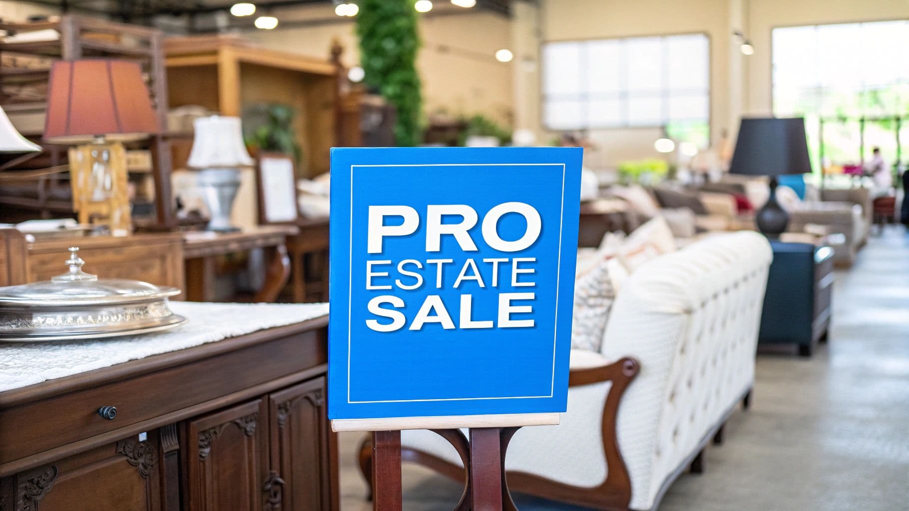 Your Guide to a Professional Estate Sale - Estate sale guide and tips
