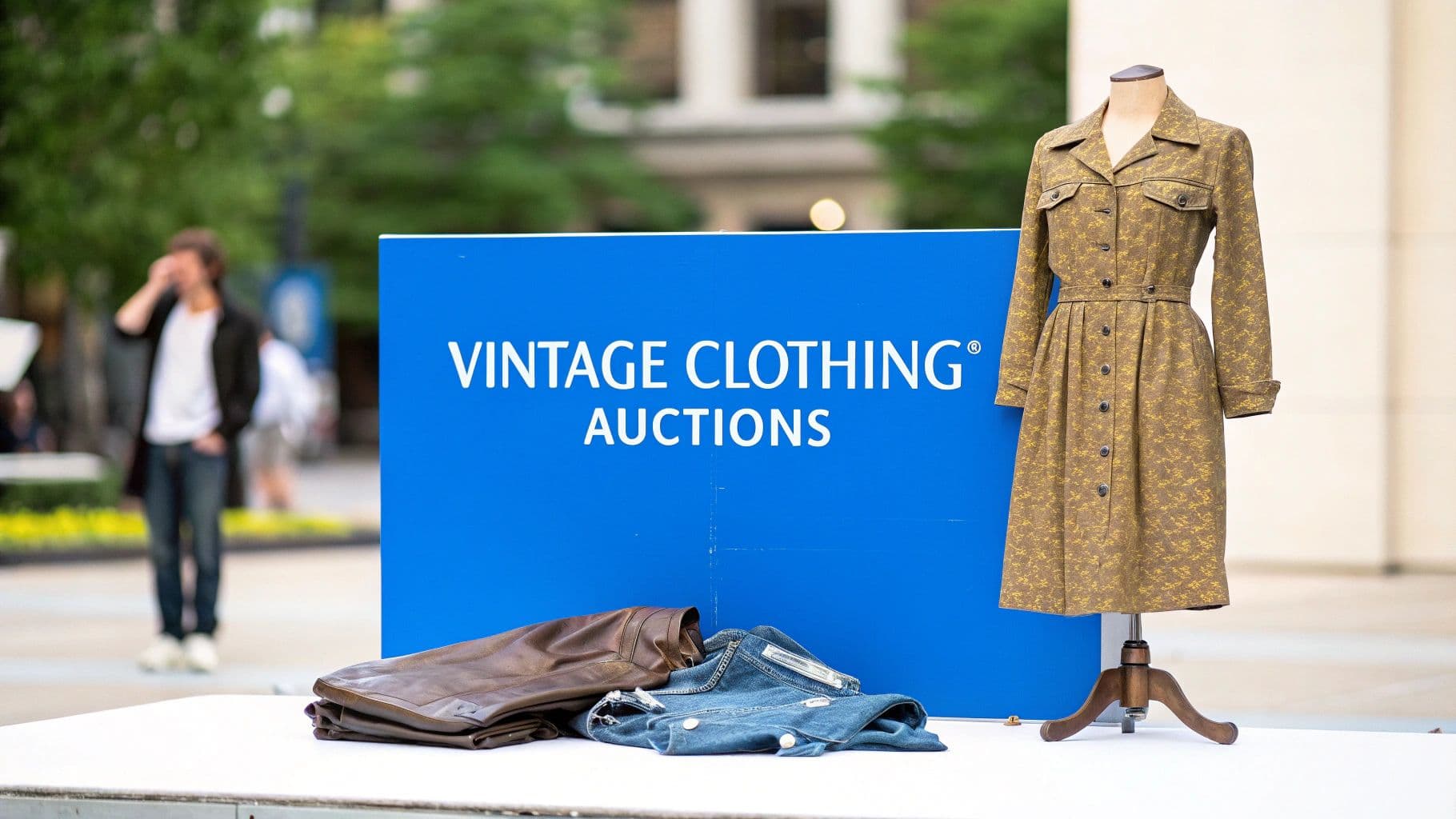 A Guide to Vintage Clothing Auctions Online - Estate sale guide and tips