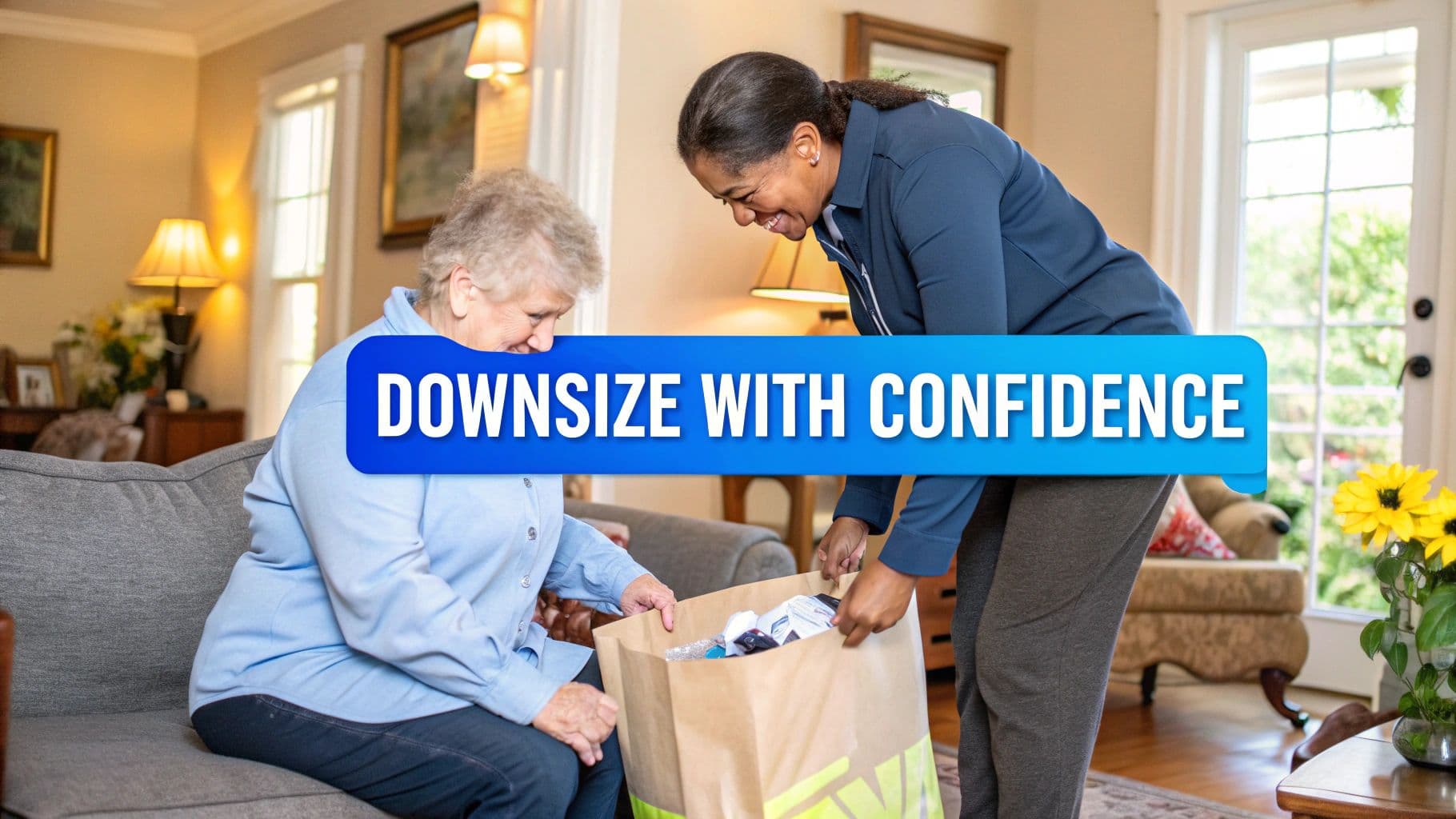 A Guide to Helping Seniors Downsize with Confidence - Estate sale guide and tips