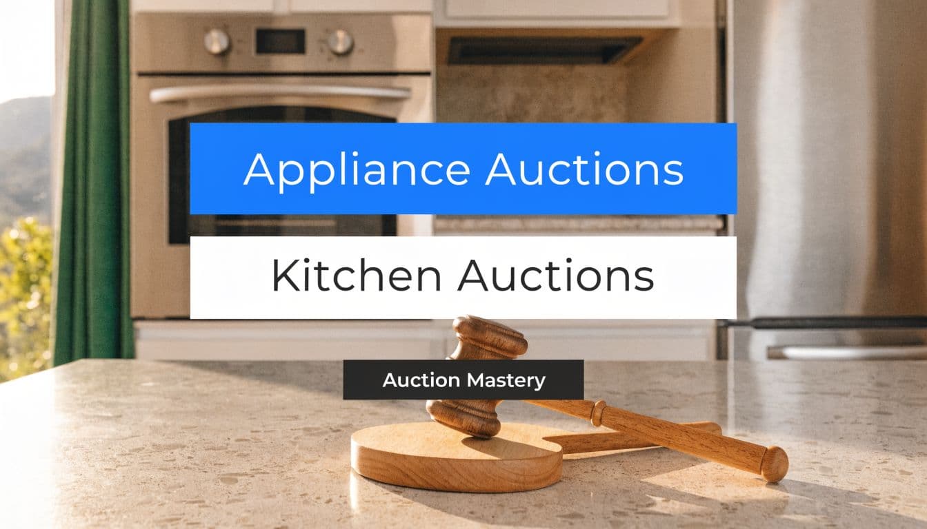 Mastering Kitchen Appliances Auctions - Estate sale guide and tips