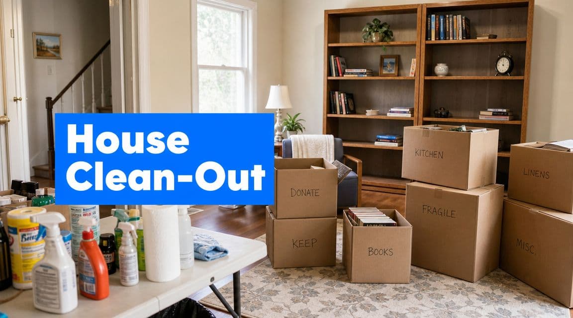 Clean Out a House: Expert Tips for 2026 - Estate sale guide and tips