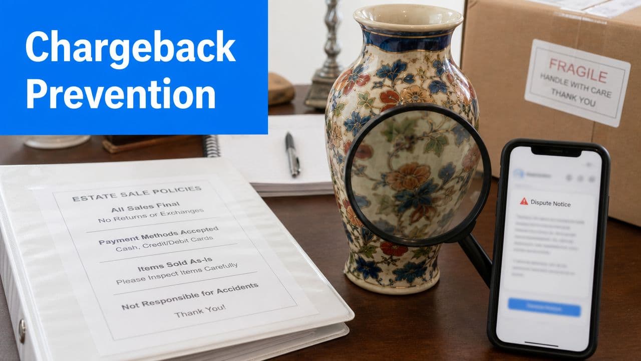 Chargeback Prevention: Estate Seller's Guide - Estate sale guide and tips