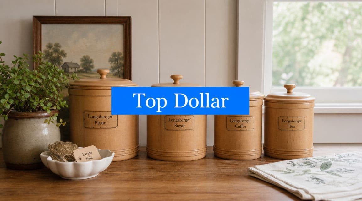 How to Sell Your Longaberger Canister Set for Top Dollar - Estate sale guide and tips