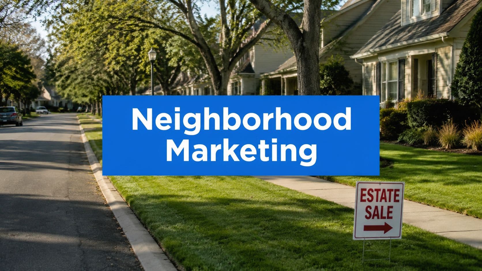 8 Key Neighborhood Marketing Tactics for Your Sale - Estate sale guide and tips