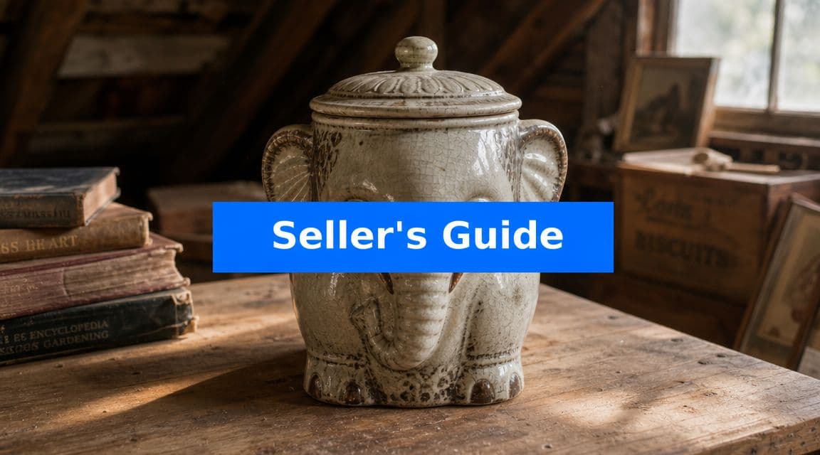 Antique Elephant Cookie Jars: A Seller's Value Guide - Estate sale guide and tips