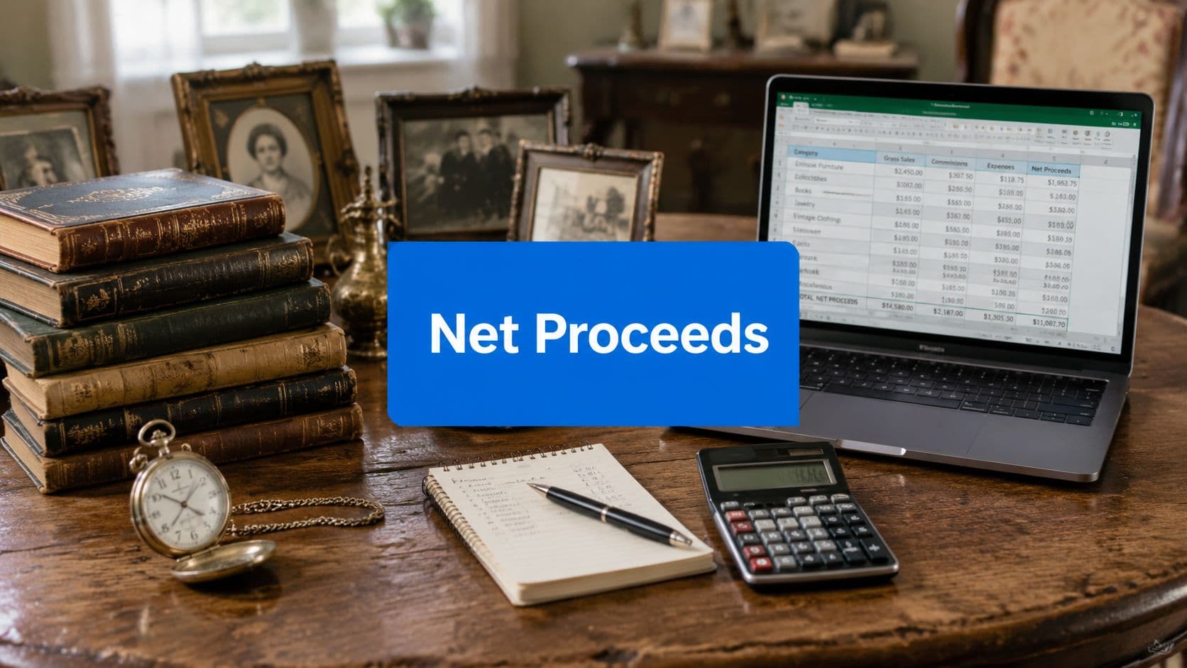 Net Proceeds Calculator for Your Estate Sale: A DIY Guide - Estate sale guide and tips